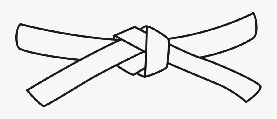 Picture - White And Yellow Belt Karate, Transparent Clipart