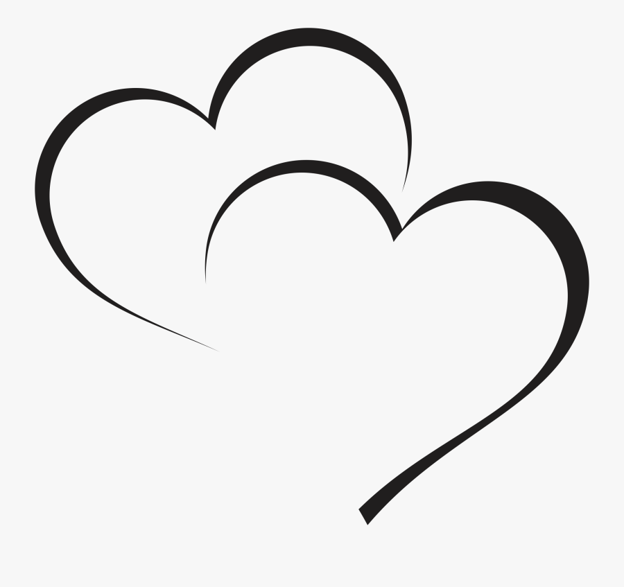 Heart Clipart Clipart Out Line - Outline Transparent Heart Png, Transparent Clipart