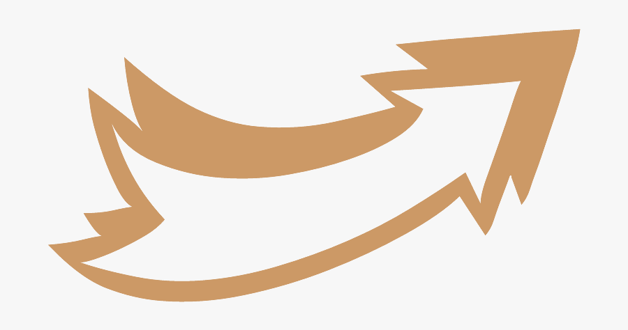 Right Rustic Arrow - Calligraphy, Transparent Clipart