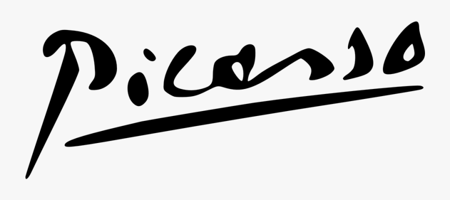 Signature Picasso, Transparent Clipart