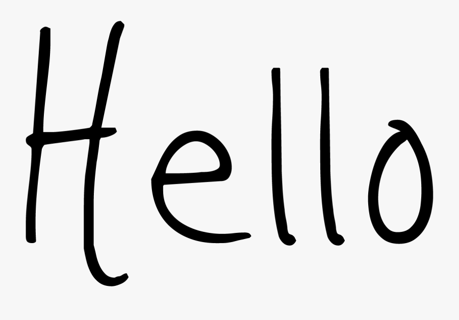 Hello Clip Art - Someone Saying Hello, Transparent Clipart