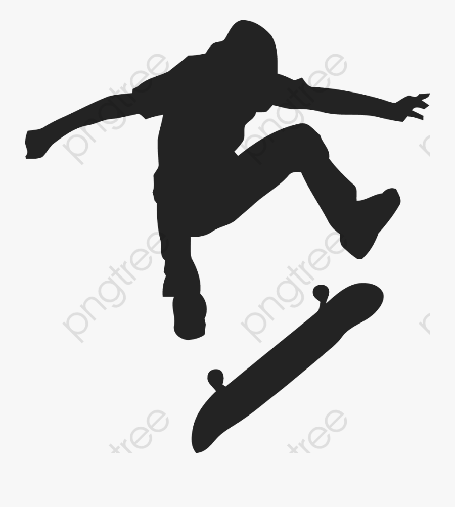 Skateboard Hip-hop Style Street Fashion, Skateboard - Skater Stencil, Transparent Clipart