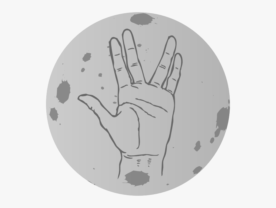 Live Long And Prosper Hand Drawing, Transparent Clipart