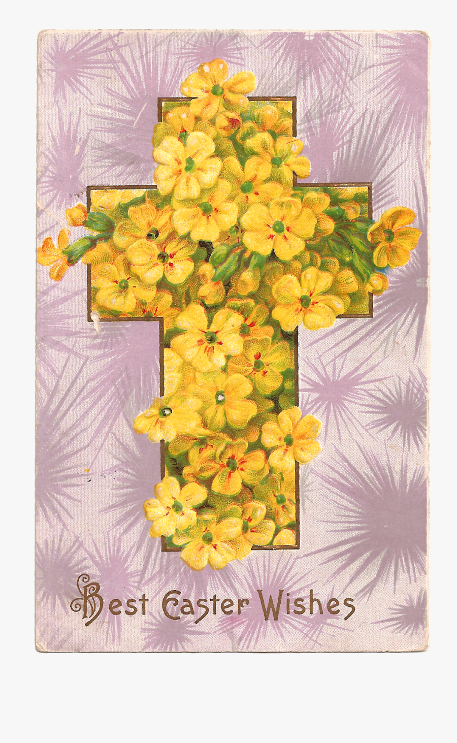 Easter Cross Clip Art, Transparent Clipart