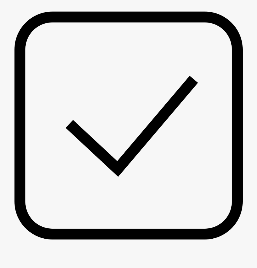Checkbox Icon Png - Checked Check Box, Transparent Clipart