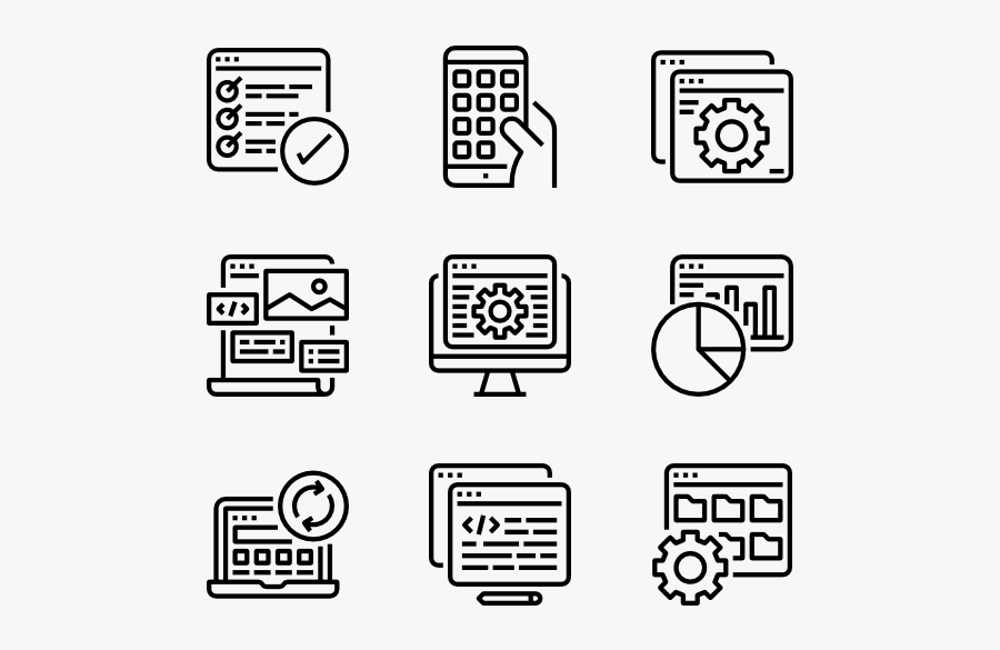 Web Development - Household Appliances Icon, Transparent Clipart