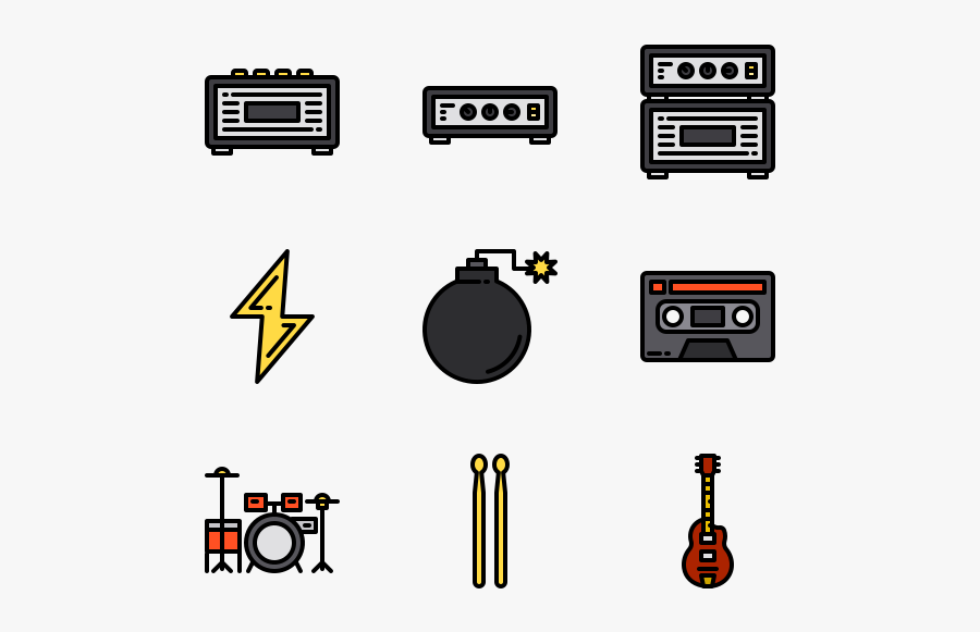 Rock Music, Transparent Clipart