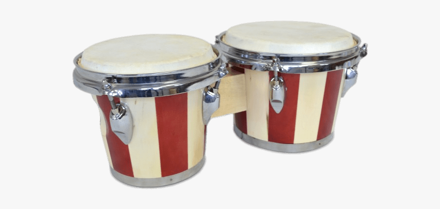 Red And White Striped Bongo Drums Clip Arts - Bongo Drums Png, Transparent Clipart