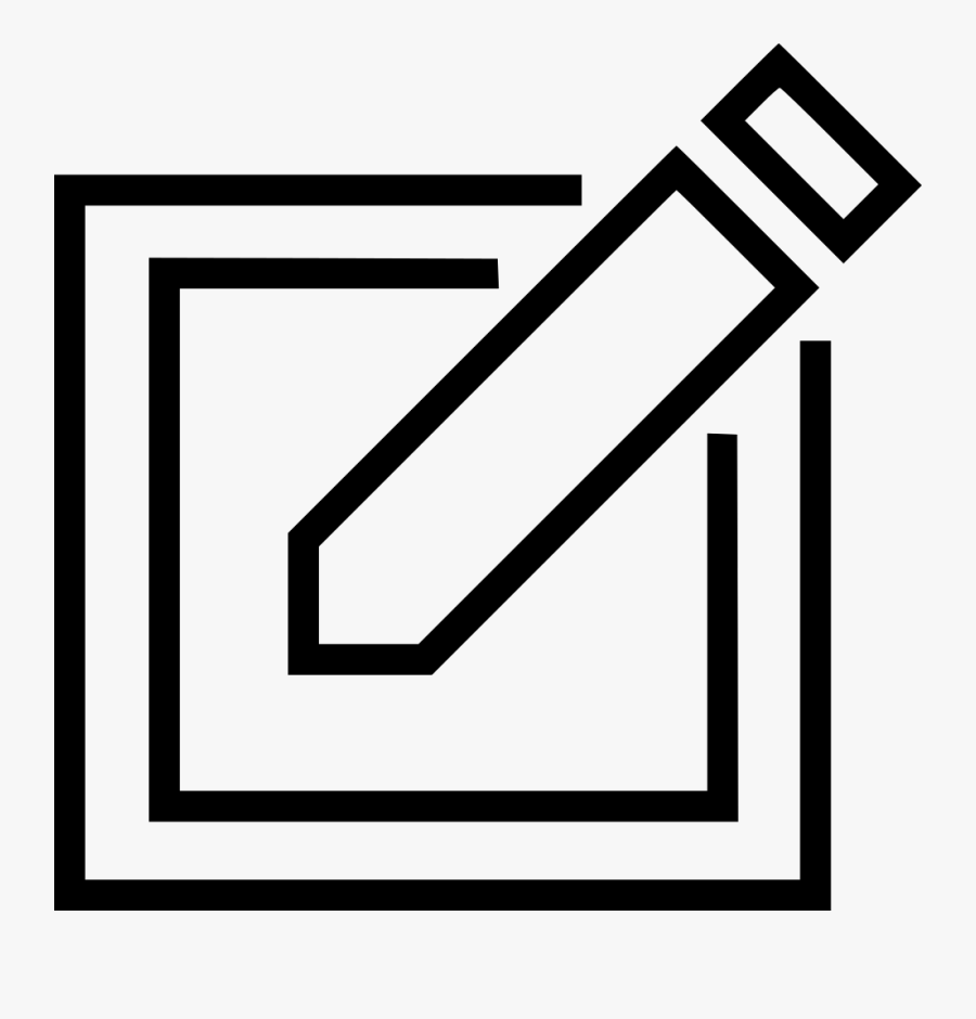 Checkbox Pen - Line Art, Transparent Clipart
