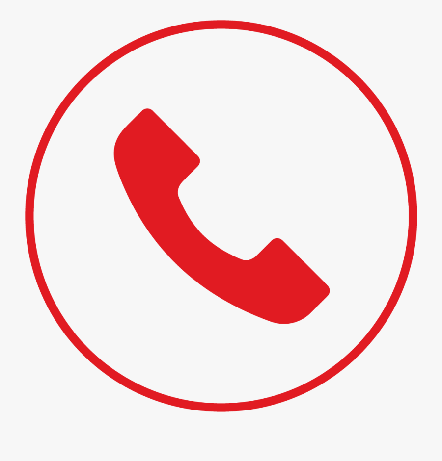 Red Call Icon Png, Transparent Clipart