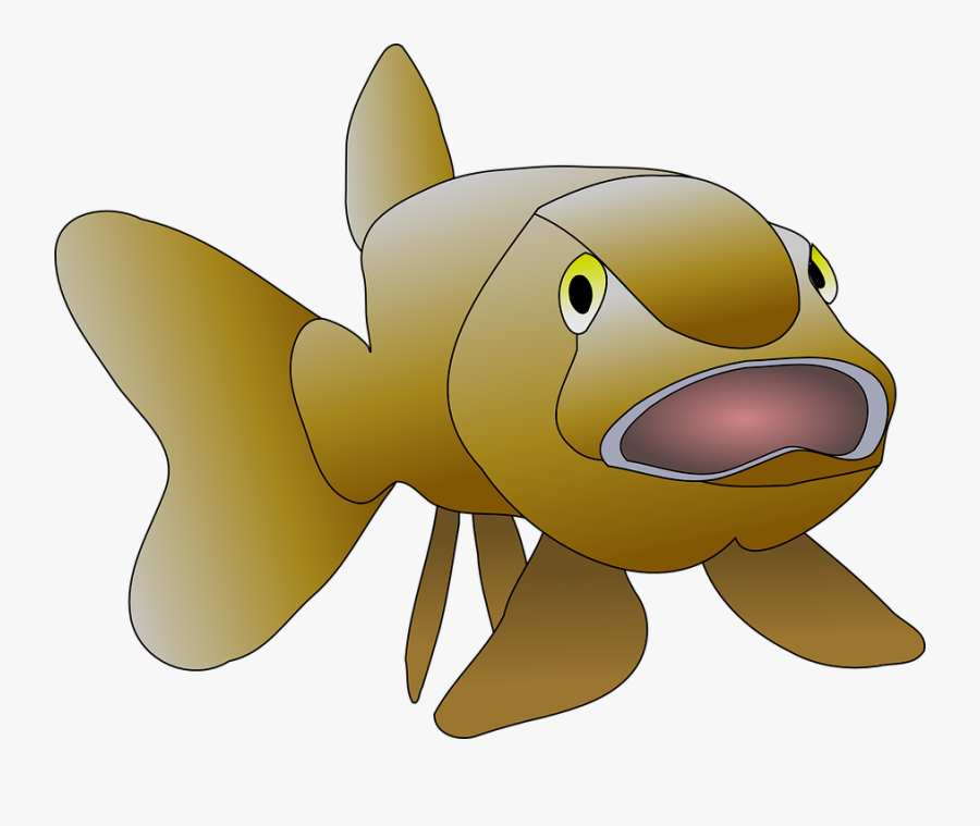 Gila Monster Clipart Gala - Brown Fish, Transparent Clipart