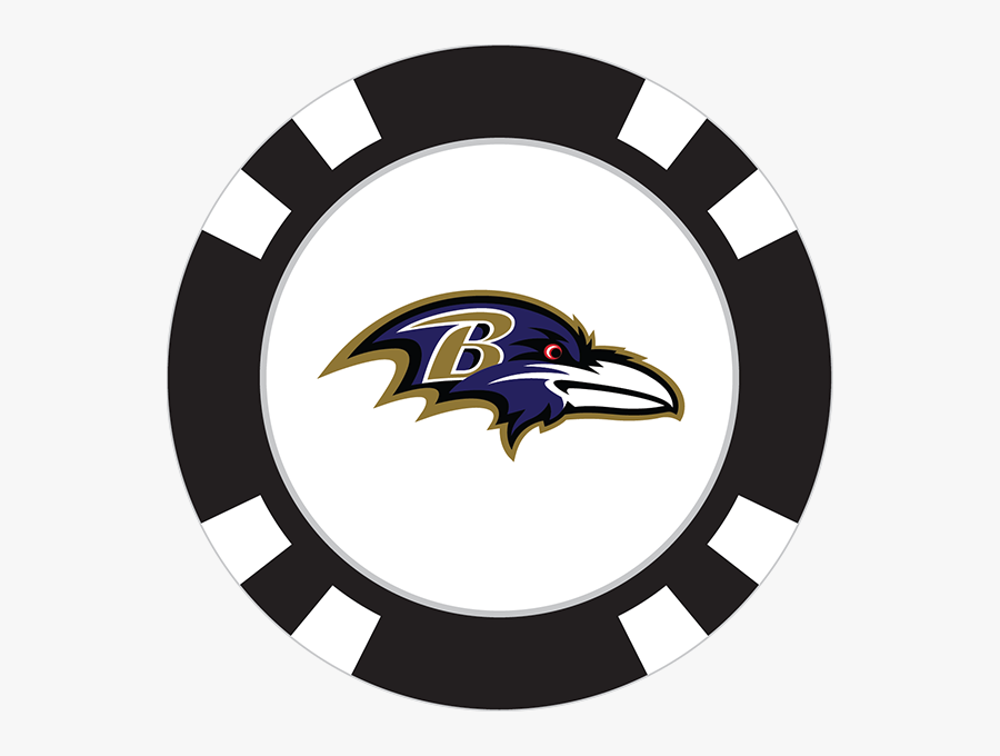 Transparent Ravens Clipart - Boston Bruins Poker Chip, Transparent Clipart