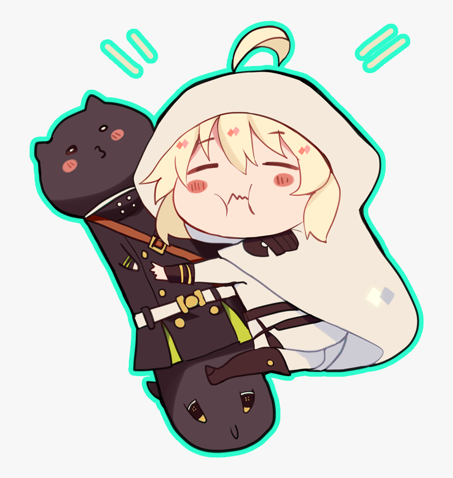 Green Vertebrate Clip Art Fictional Character - Mikaela Hyakuya Png, Transparent Clipart