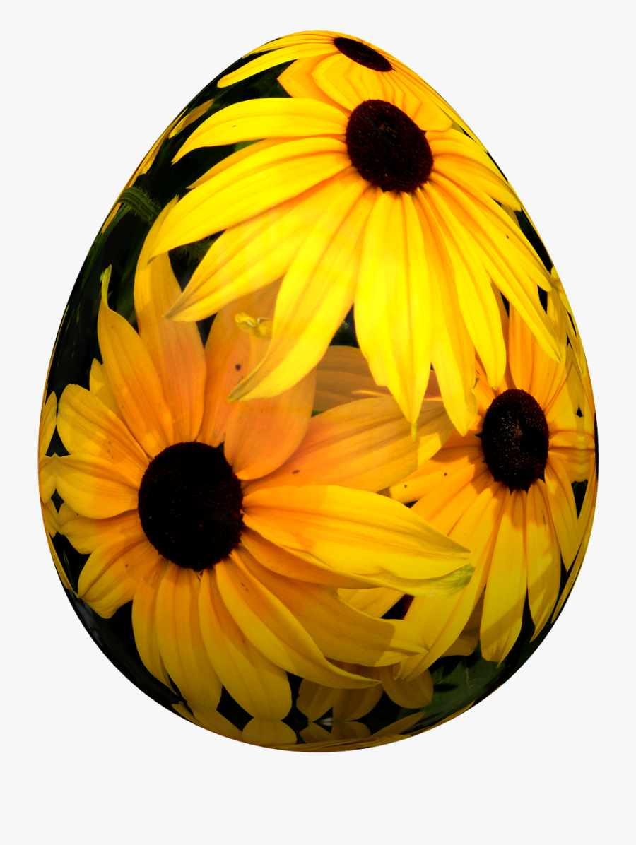 Pisanki W Kwiaty, Transparent Clipart