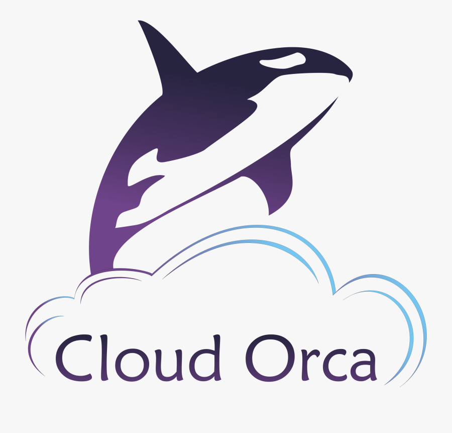 Cloud Orca, Transparent Clipart