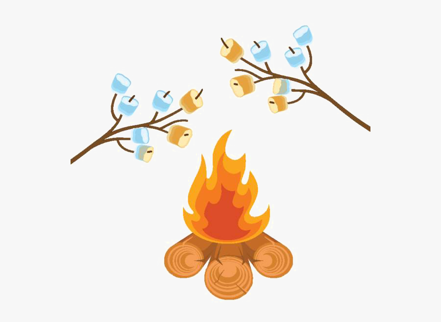 Bonfire Png Clipart - Roasting Marshmallows Clipart, Transparent Clipart