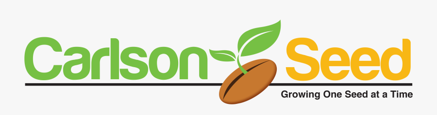 Carlson Seed - Seeds Growing Logo, Transparent Clipart