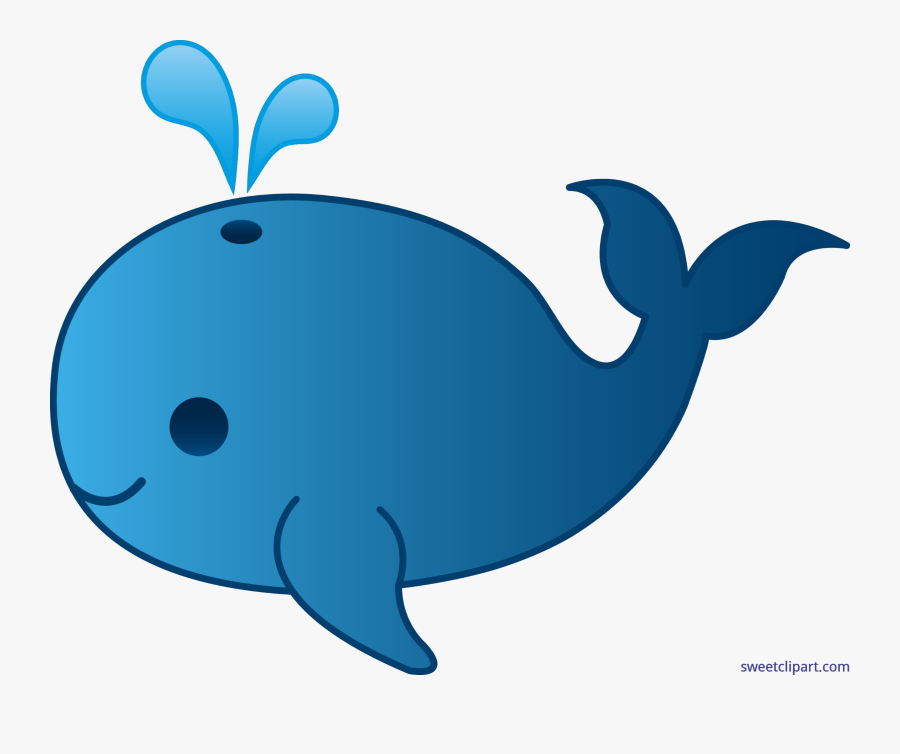 Orca Clipart Cute Sea Creature - Blue Whale Clipart, Transparent Clipart