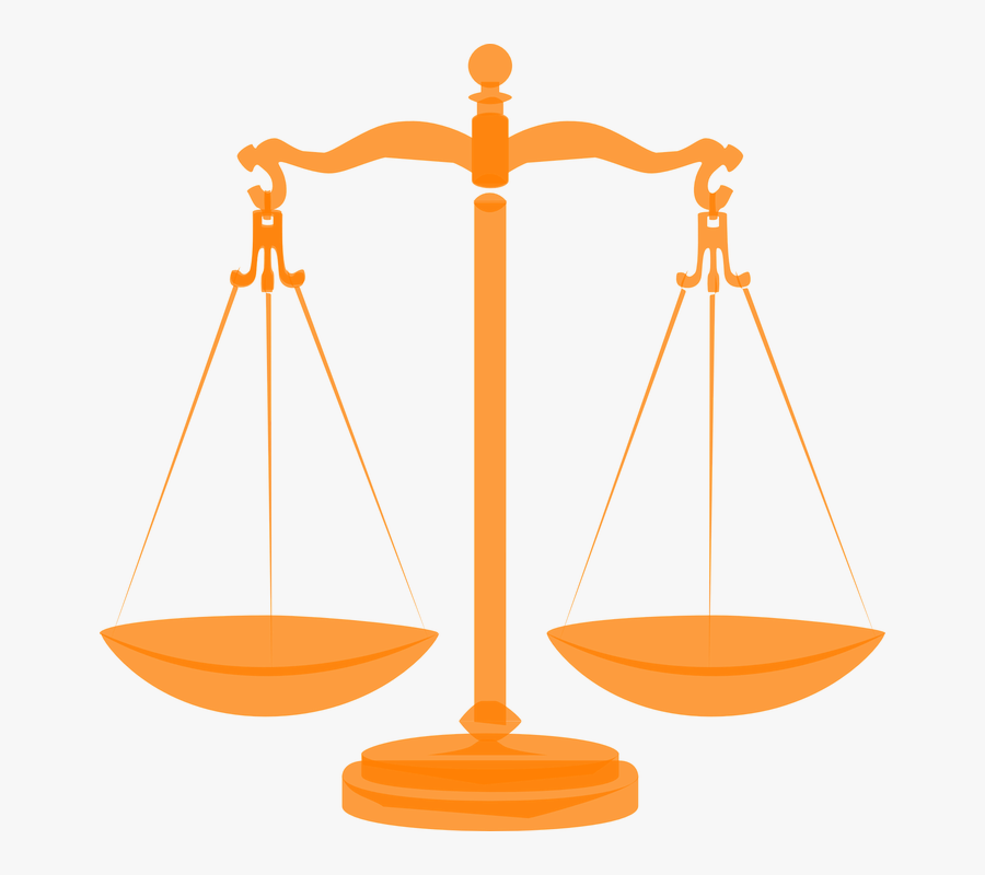 Trampoline Clipart Romp - Justice Scale No Background, Transparent Clipart
