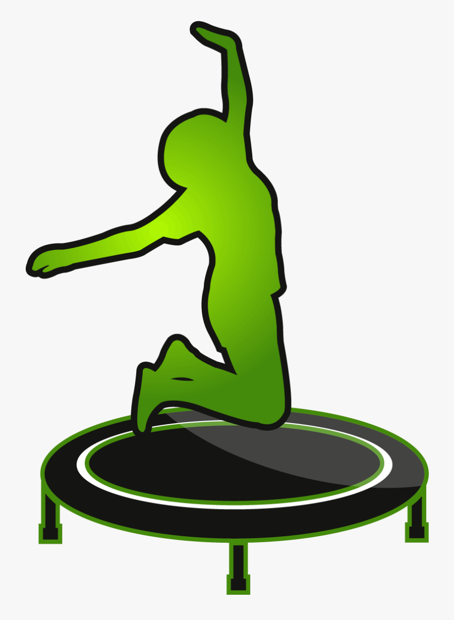 Trampoline Jump, Transparent Clipart