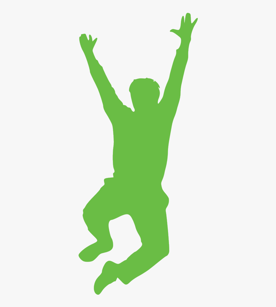 Parties - Jump Silhouette, Transparent Clipart
