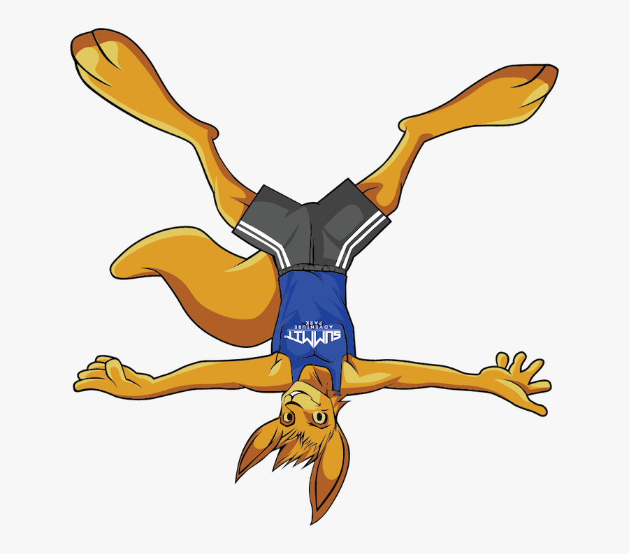 Summit Trampoline Park Mascot, Transparent Clipart