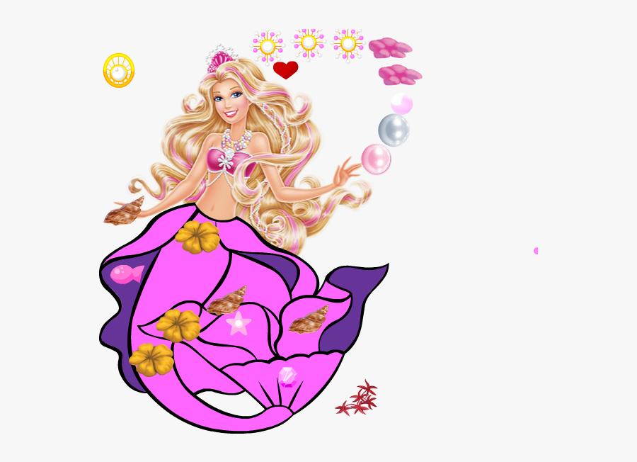 Princess Lumina - Mermaid Barbie Cartoon, Transparent Clipart