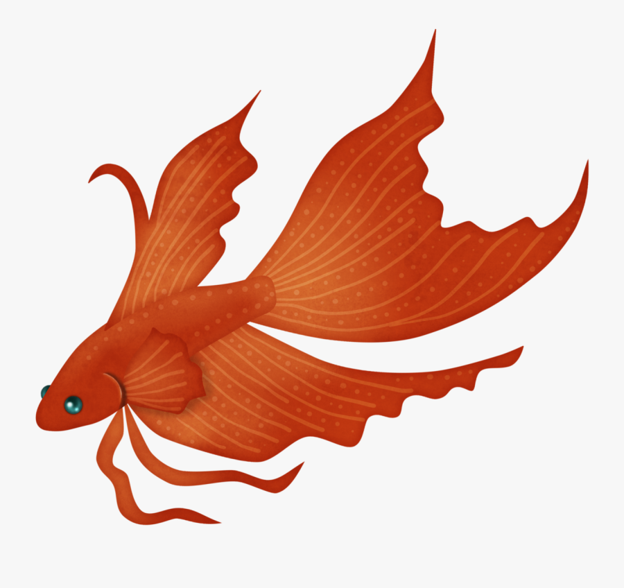 Red Goldfish Cartoon Png Clipart , Png Download - Goldfish, Transparent Clipart
