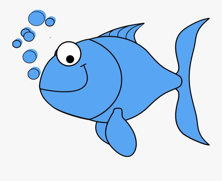 Goldfish Clipart Gambar Ikan - Blue Fish Clipart, Transparent Clipart