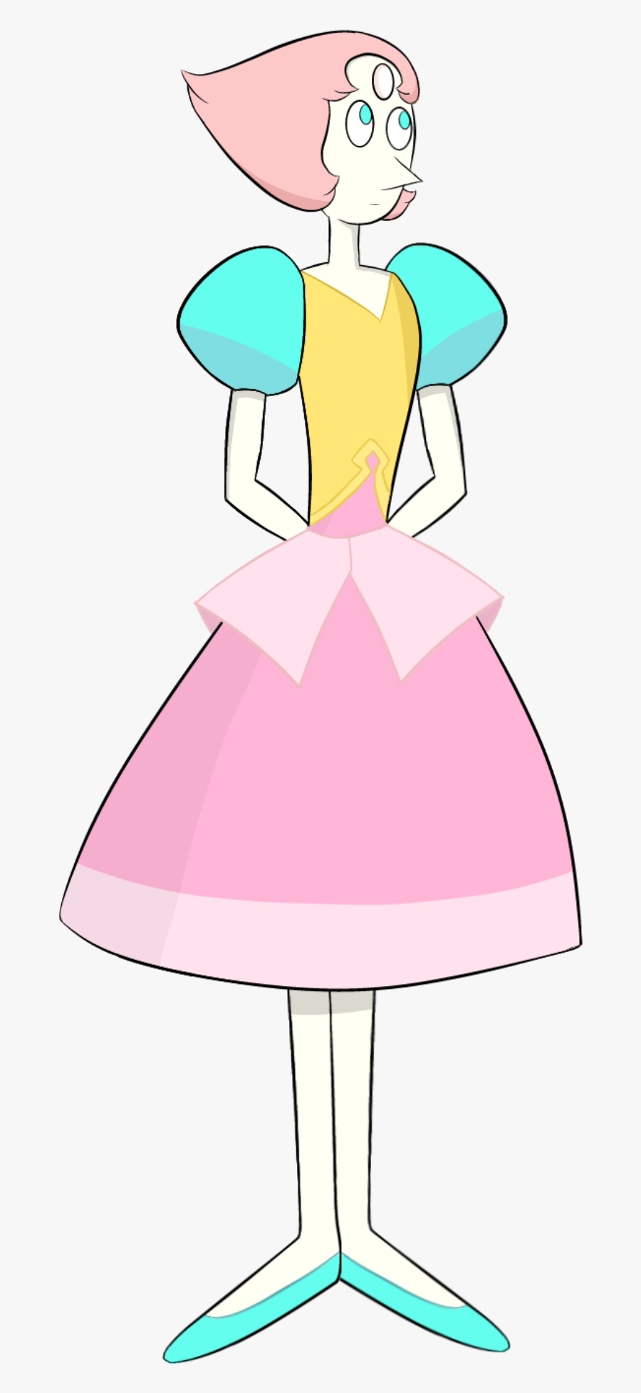 Bjgems Barbie Doll What - Pearl With Pink Diamond, Transparent Clipart