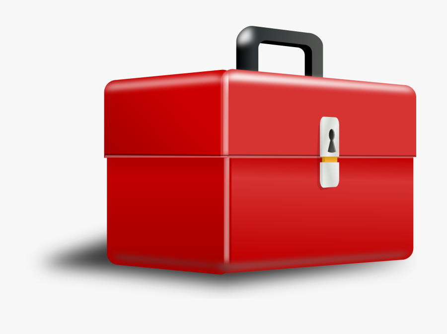Rectangle,red,tool Boxes - Tool Kit Transparent Background, Transparent Clipart