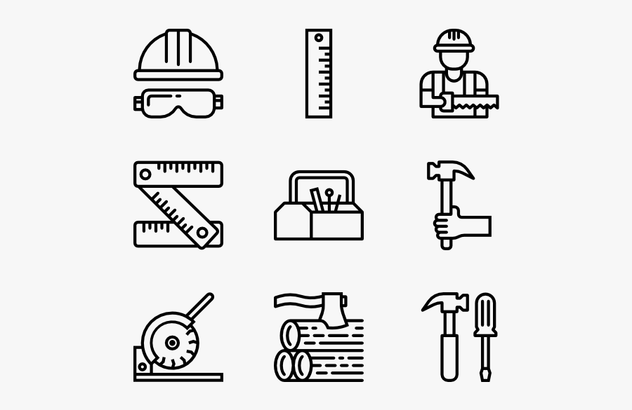 Carpenter - Amusement Park Icon, Transparent Clipart
