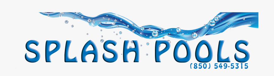 Splash Pools Logo - Graphic Pool Splash, Transparent Clipart