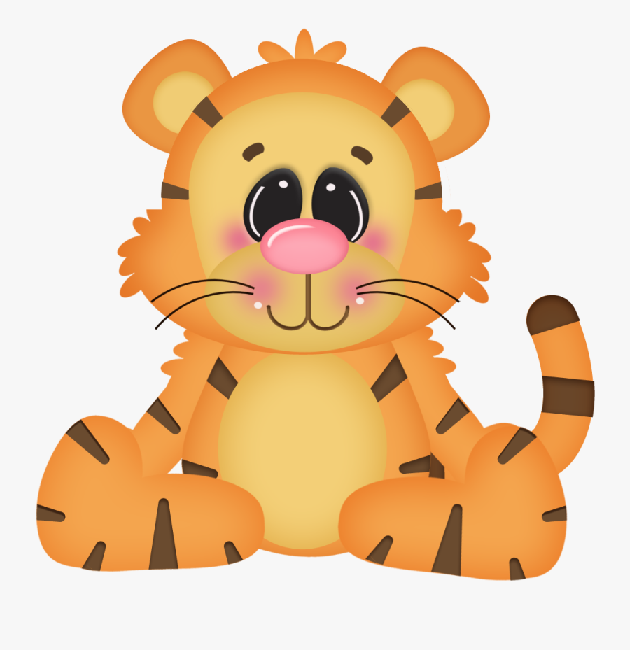 Baby Tiger Clip Art - 8 Months Baby Sticker, Transparent Clipart