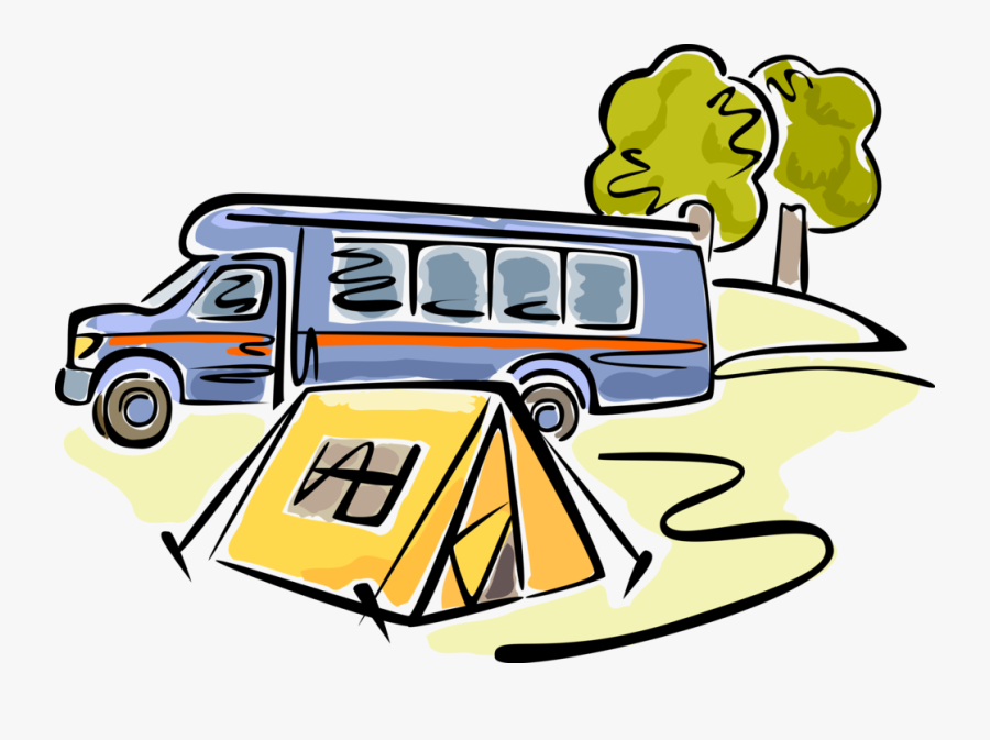 Transparent Trailers Clipart - Campingplatz Clipart, Transparent Clipart