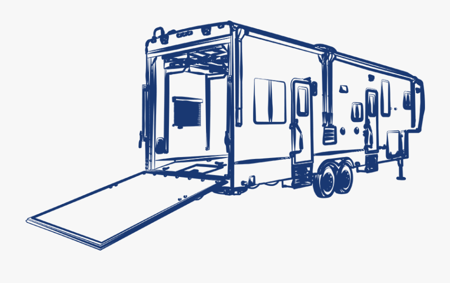 Toy Hauler - Toy Hauler Camper Clipart, Transparent Clipart