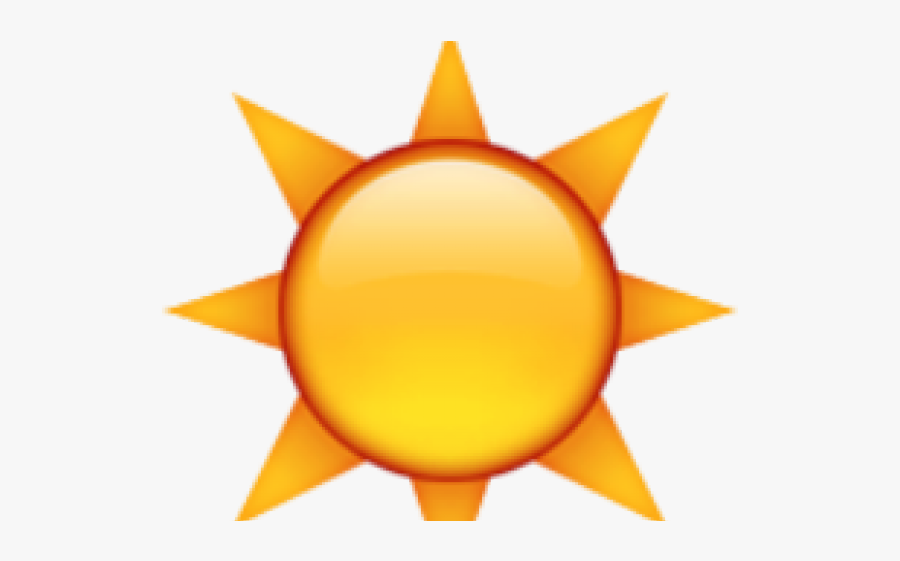 Sunshine Clip Art Spring - Iphone Sun Emoji, Transparent Clipart