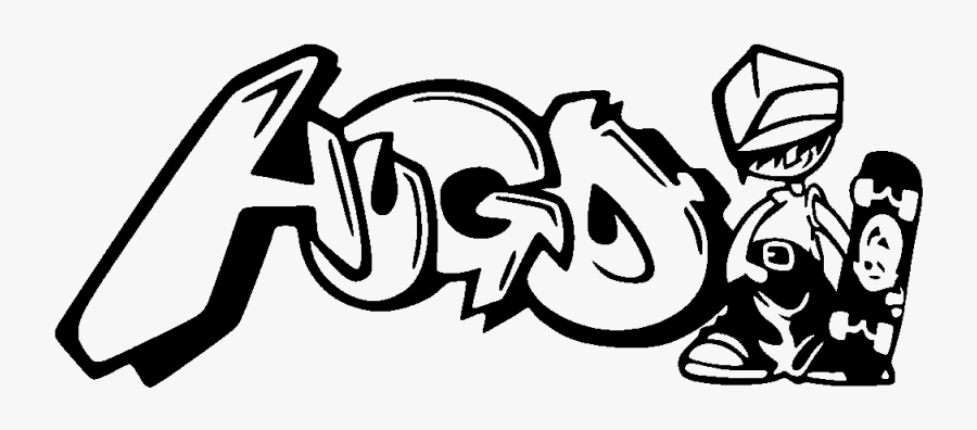 Transparent Stickers Clipart - Fonts Graffiti Free Download, Transparent Clipart