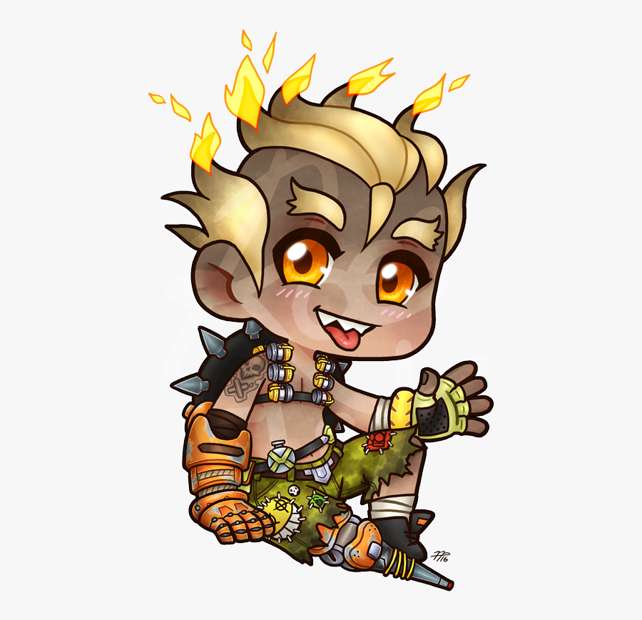 Junkrat Chibi Png, Transparent Clipart