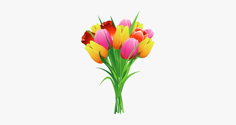Tulips Clip Art, Transparent Clipart