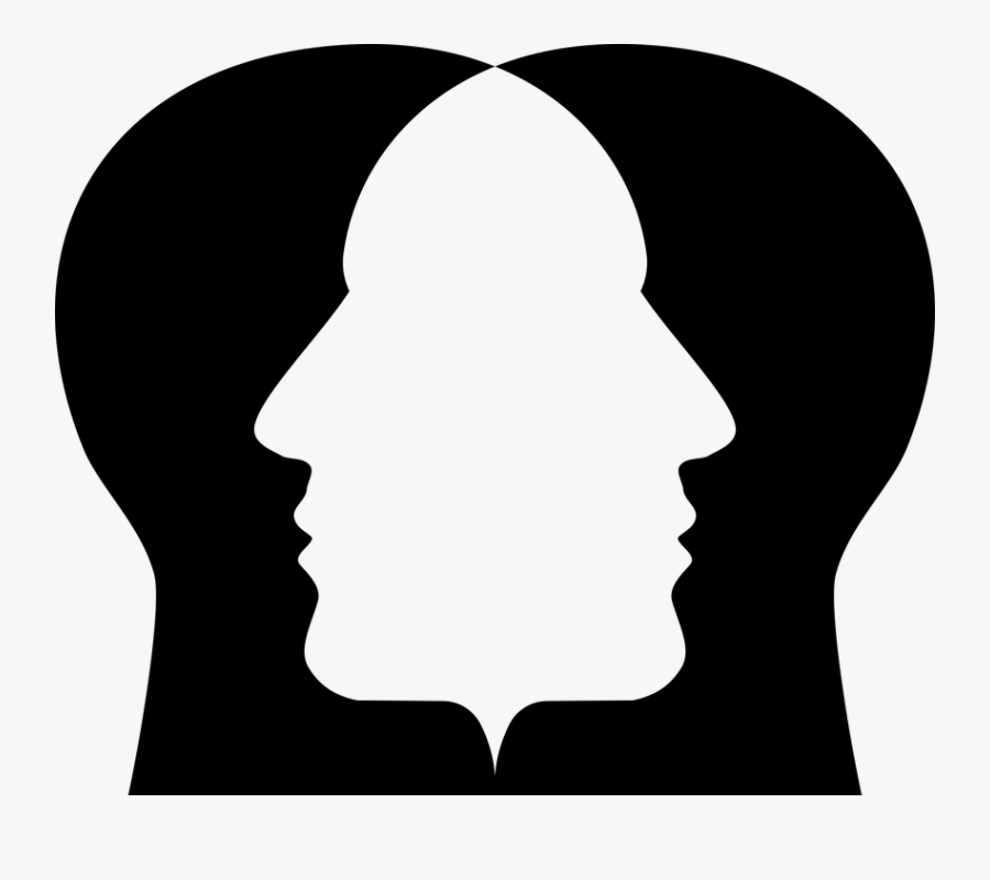 Human Face Silhouette Png, Transparent Clipart