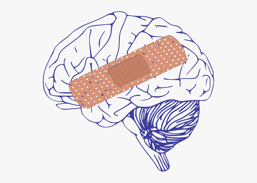 Band Aid On Brain, Transparent Clipart