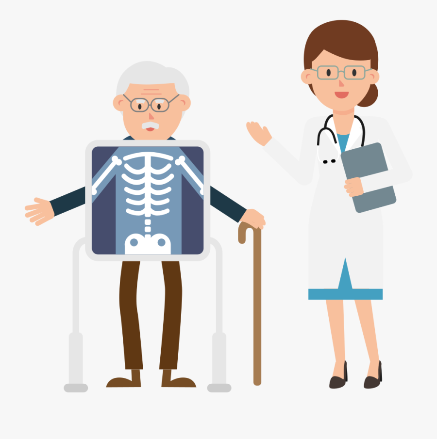 Image Result For Doctor With Clipboard - Animated Doctor And Patient, Transparent Clipart