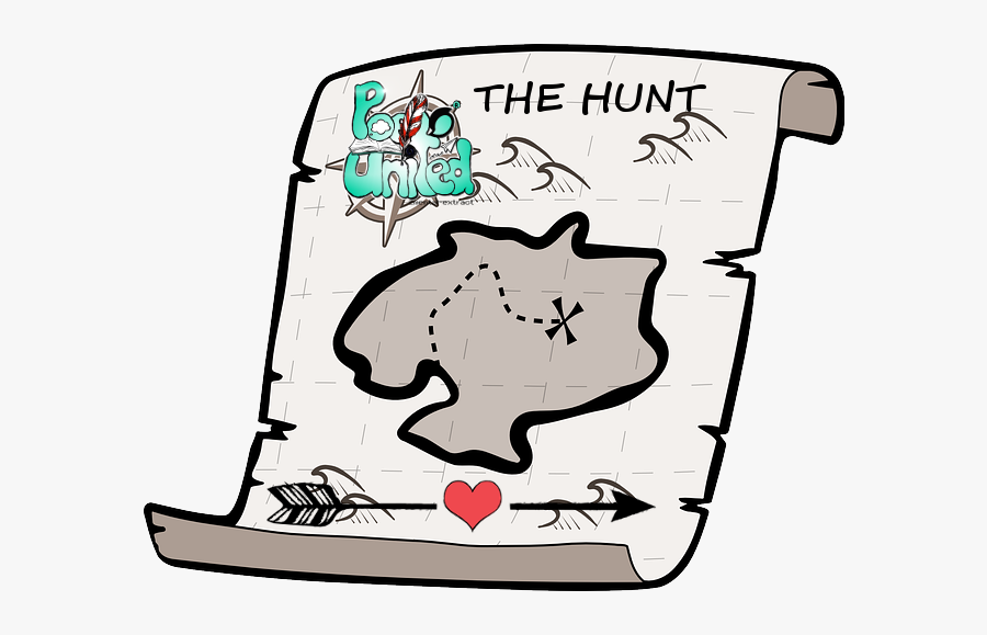 Thehuntnew - Treasure Map Vector, Transparent Clipart
