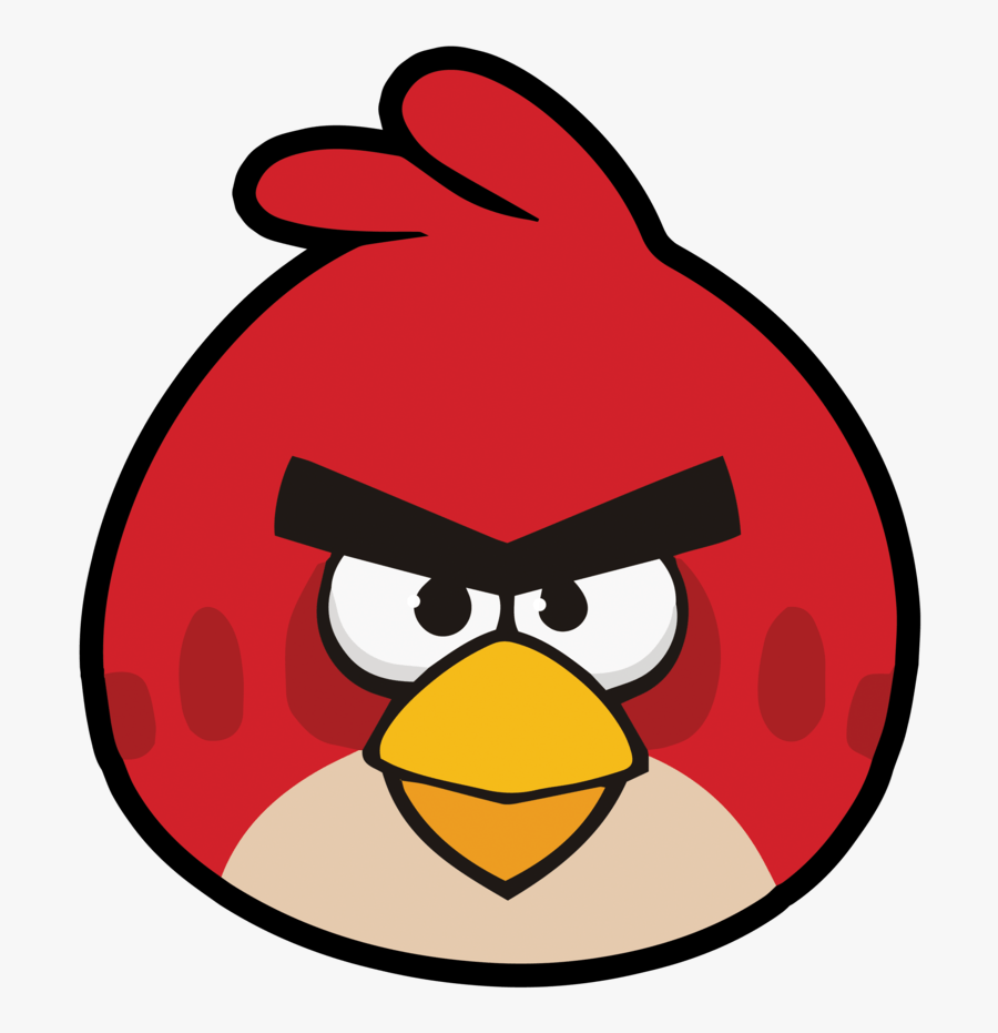 Red Bird From Angry Birds, Transparent Clipart