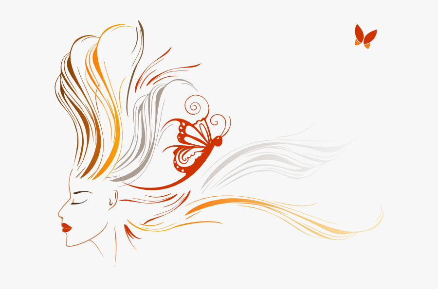 Hair Salon Visit Card Visit Card Graphic - Illustration, Transparent Clipart