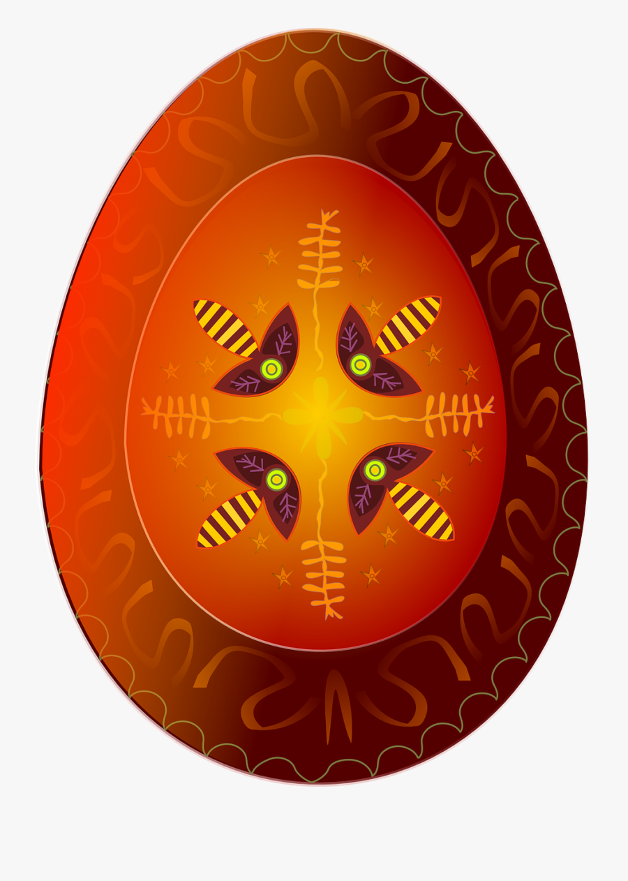 Pysanka Egg / Clip Art - Patrons D Oeufs De Pâques, Transparent Clipart