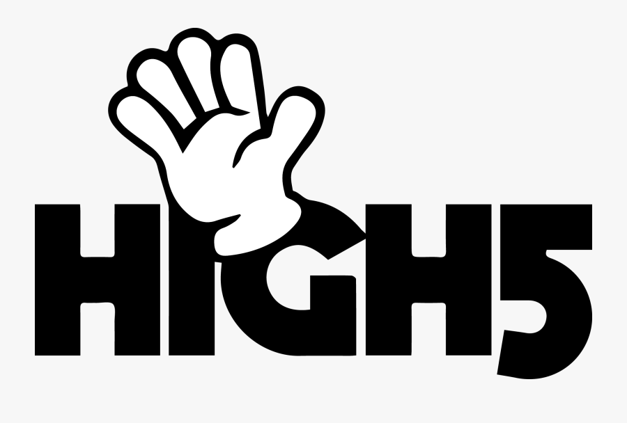 The High Five Campaign - Cartoon Hand High Five, Transparent Clipart