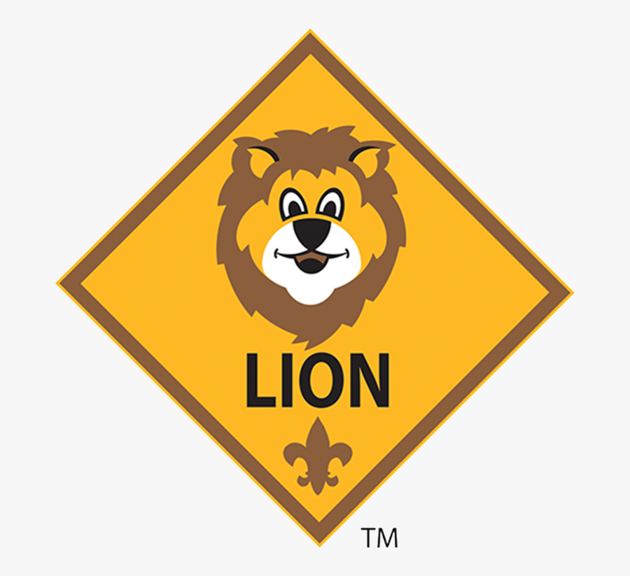 Lion - Lion Cub Scout Patch, Transparent Clipart