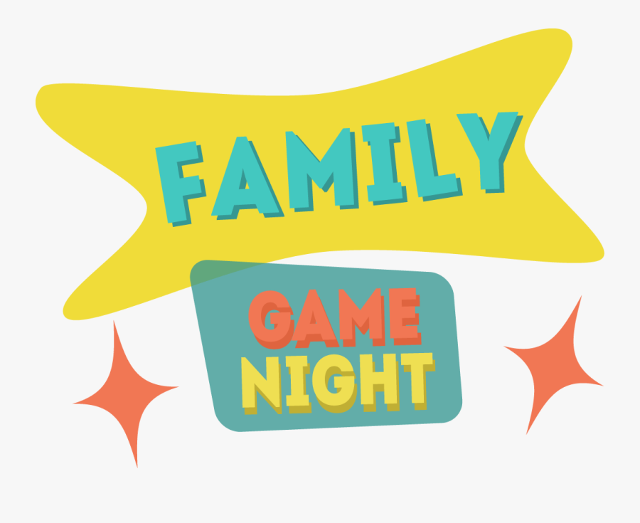 Family Real And Vector - Family Game Night Banner, Transparent Clipart